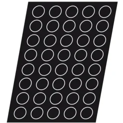 Cerf Dellier Flexipan 60x40 plaque de 15 tartelettes creuses évasées 9,6 cm Online