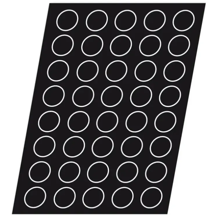 Cerf Dellier Flexipan 60x40 plaque de 15 tartelettes creuses évasées 9,6 cm Online
