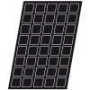 Cerf Dellier Flexipan 60x40 plaque de 40 tartelettes carrées 6 cm Hot