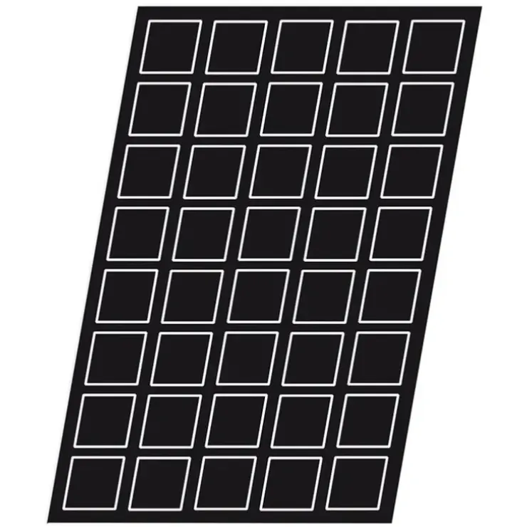 Cerf Dellier Flexipan 60x40 plaque de 40 tartelettes carrées 6 cm Hot