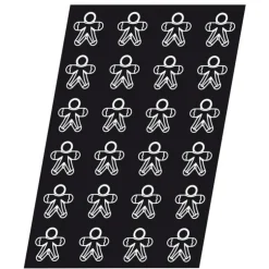 Cerf Dellier Flexipan 60x40 plaque de24 bonhommes épic 7x6,5 cm Discount