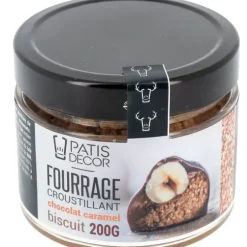 Cerf Dellier Fourrage chocolat caramel aux éclats de biscuits 200 g Outlet