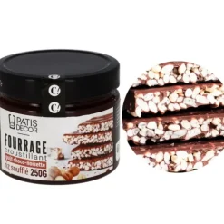 Cerf Dellier Fourrage croustillant goût choco-noisette riz soufflé - 250g Outlet
