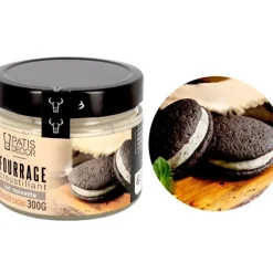 Cerf Dellier Fourrage croustillant lait noisette & biscuit cacao - 300 g