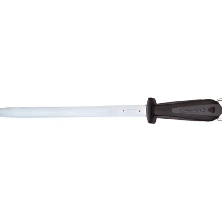 Cerf Dellier Fusil à aiguiser de boucher mèche ovale 30 cm Best