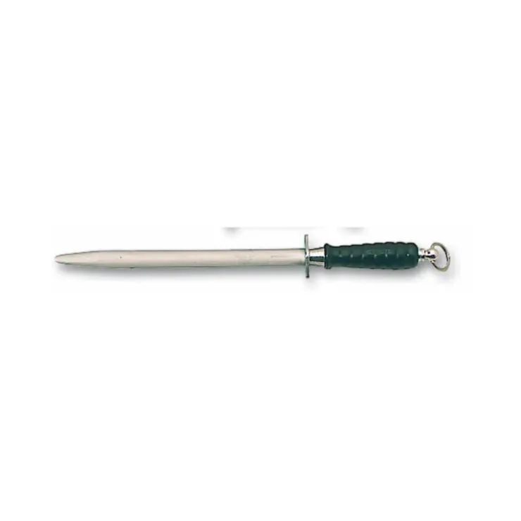 Cerf Dellier Fusil à aiguiser de boucher mèche ovale taillage fin 30 cm New