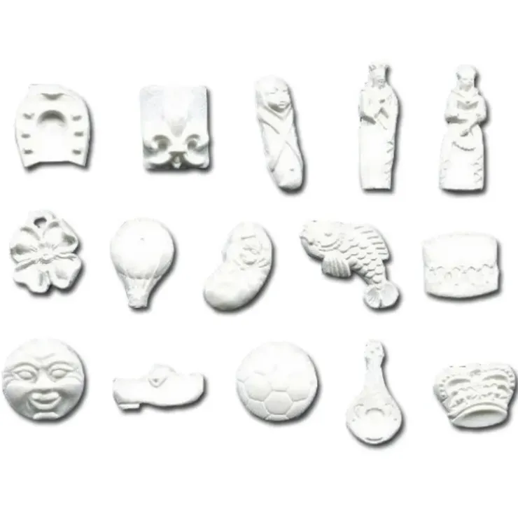 Cerf Dellier Fèves en plastique blanches assorties (x1000) Discount
