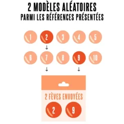 Cerf Dellier Fèves thème "ingrédients du pâtissier" pour galette des rois (x 2) Discount