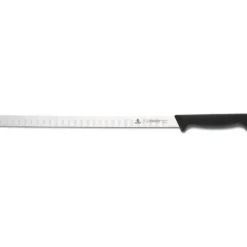 Cerf Dellier Giesser couteau à saumon alvéolé manche noir 31cm New