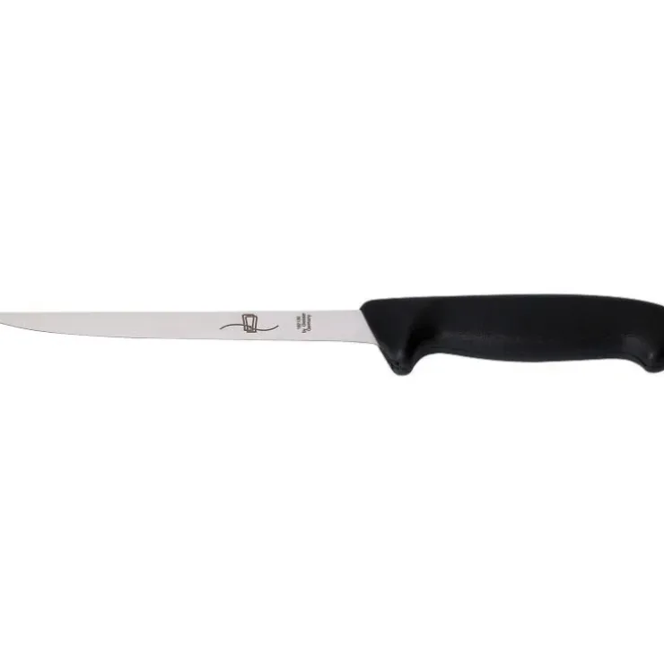 Cerf Dellier Giesser couteau filet de poisson manche noir 18cm Outlet