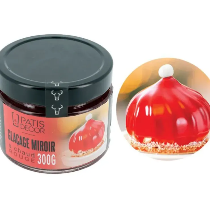 Cerf Dellier Glaçage miroir Rouge 300 g
