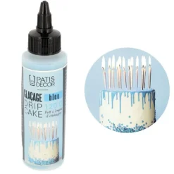 Cerf Dellier Glaçage pour drip cake bleu 120 g Discount