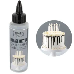 Cerf Dellier Glaçage pour drip cake noir 120 g New