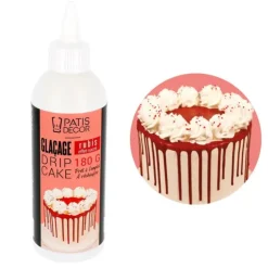 Cerf Dellier Glaçage pour drip cake rubis 180 g Discount