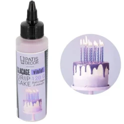 Cerf Dellier Glaçage pour drip cake violet 120 g Outlet