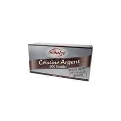 Cerf Dellier Gélatine en feuilles qualité Argent 1 kg