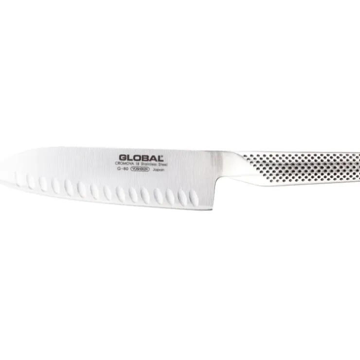 Cerf Dellier Global série G couteau santoku G80 alvéolé 18 cm Sale