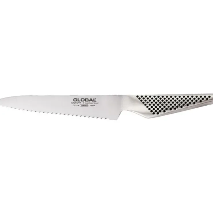Cerf Dellier Global série GS couteau lame crantée GS14 15 cm Best