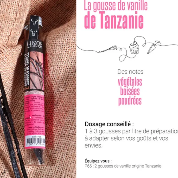 Cerf Dellier Gousse de Vanille Tanzanie (x2) Clearance