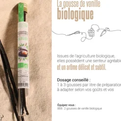 Cerf Dellier Gousses de vanille Bio (x2) Outlet