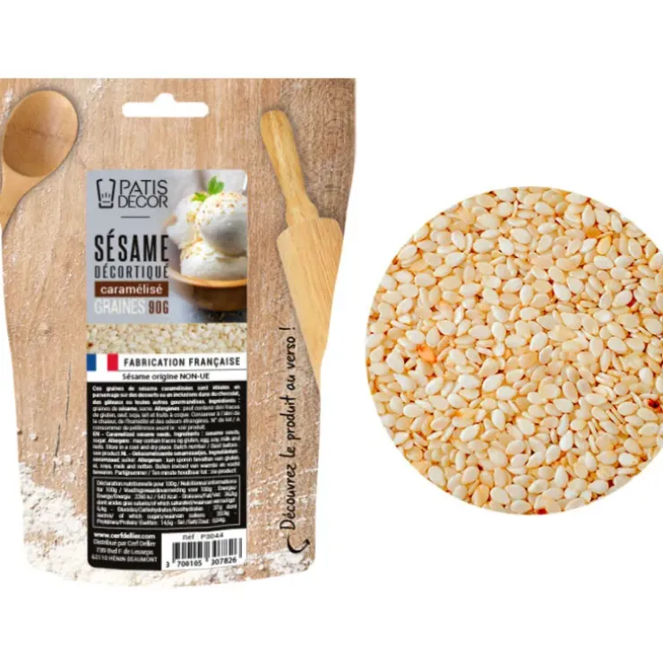 Cerf Dellier Graines de sésame caramélisées 90 g