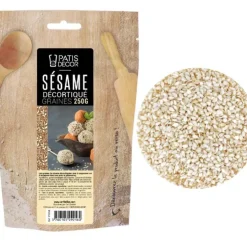 Cerf Dellier Graines de sésame décortiquées 250 g Hot