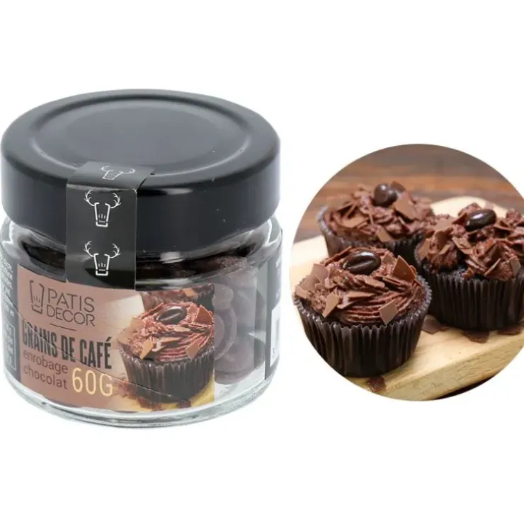 Cerf Dellier Grains de café chocolat 60 g Outlet