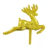 Cerf Dellier Grand renne doré sur pique (x50) Hot