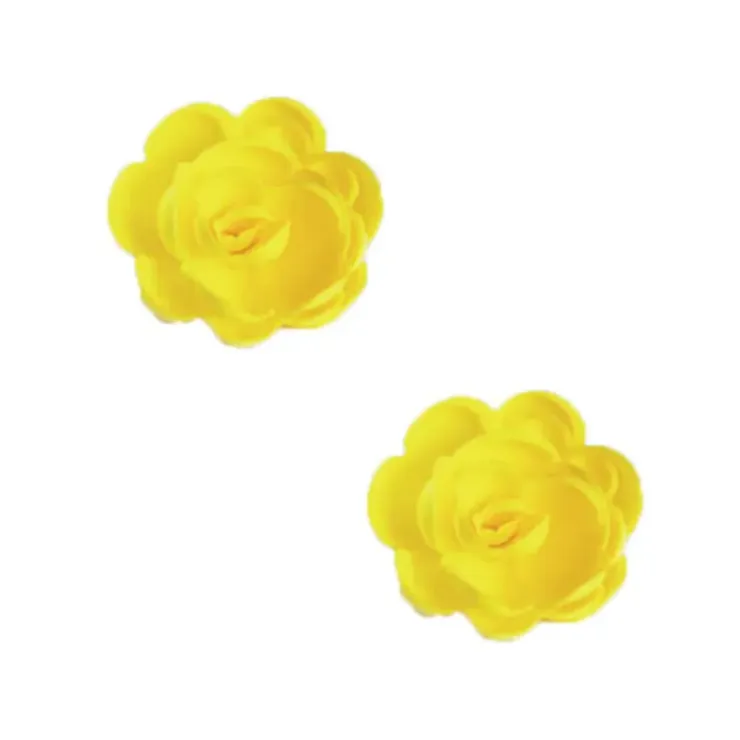 Cerf Dellier Grandes roses jaunes en azyme (x 6) Online