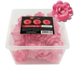 Cerf Dellier Grandes roses roses en azyme (x40) New