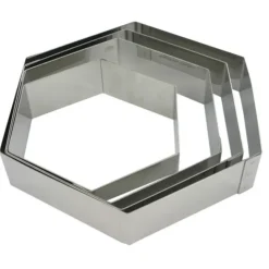 Cerf Dellier Hexagone à mousse inox ht 4,5 cm New