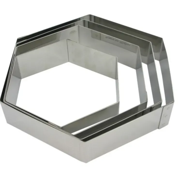 Cerf Dellier Hexagone à mousse inox ht 4,5 cm New