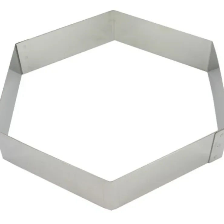 Cerf Dellier Hexagone à mousse inox ht 4,5 cm New