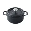 Cerf Dellier Invicta mijoteuse ronde noire 18 cm Online