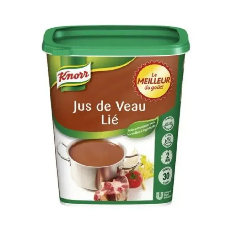 Cerf Dellier Jus de veau lié Knorr 750 g Clearance