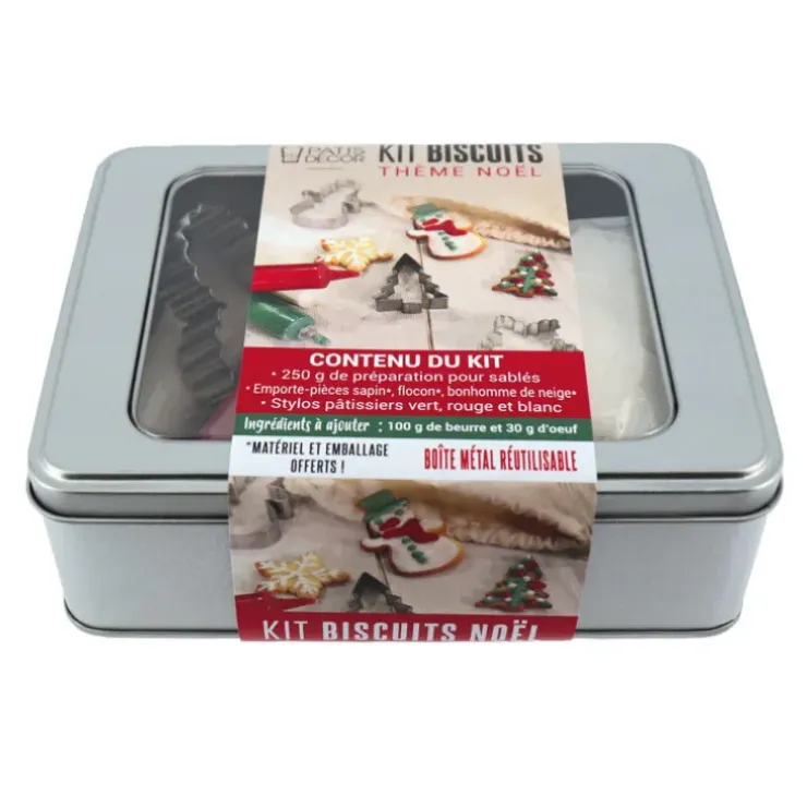 Cerf Dellier Kit biscuits Noël Discount