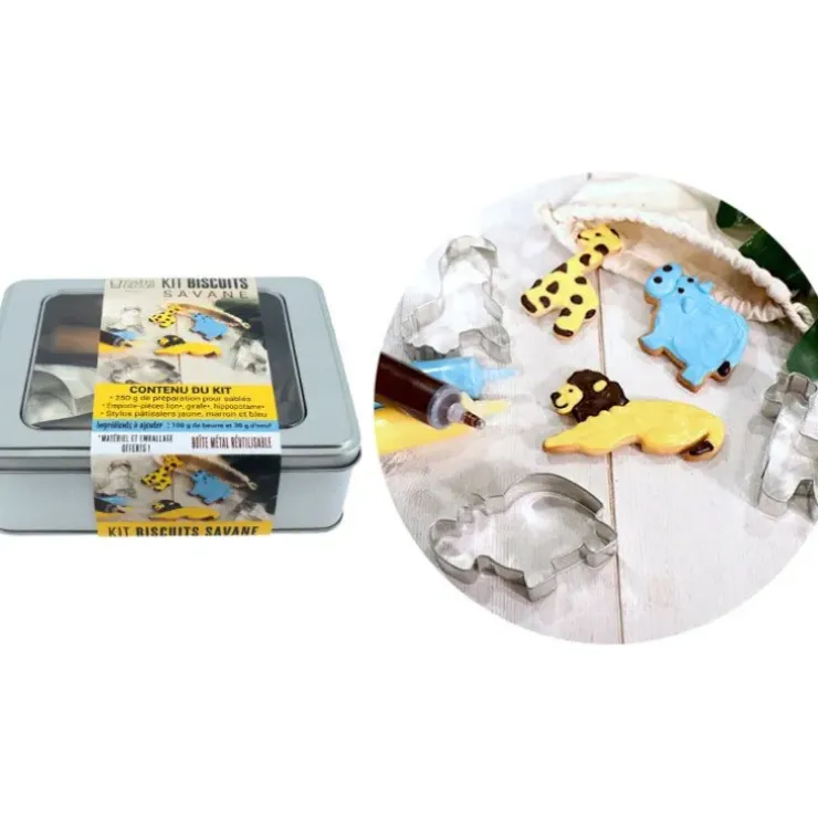 Cerf Dellier Kit biscuits savane Outlet