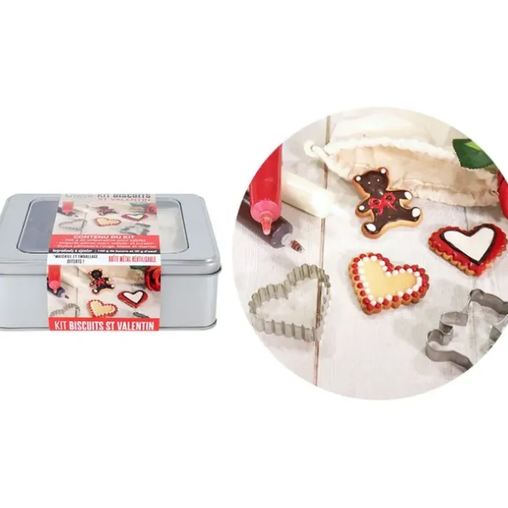 Cerf Dellier Kit biscuits thème St-Valentin Online