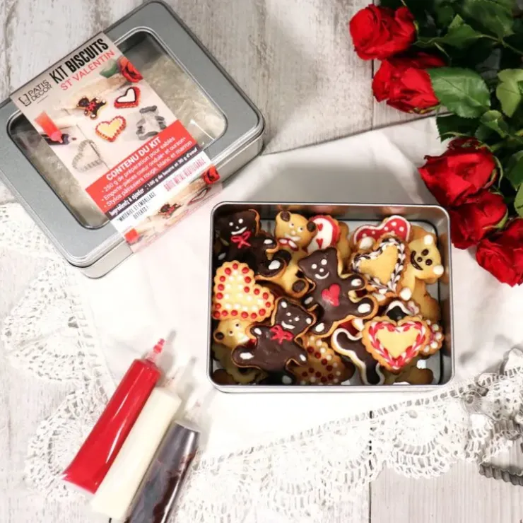 Cerf Dellier Kit biscuits thème St-Valentin Online