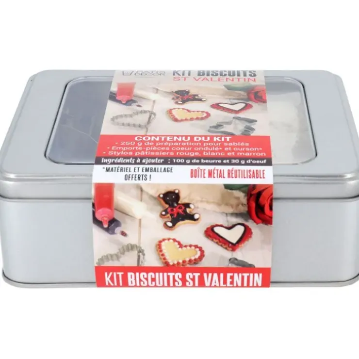 Cerf Dellier Kit biscuits thème St-Valentin Online
