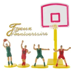 Cerf Dellier Kit décor gâteau Basket Ball Online