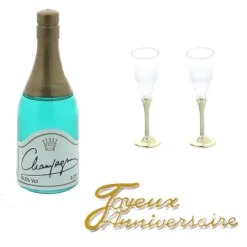 Cerf Dellier Kit décor Gâteau Bouteille de champagne