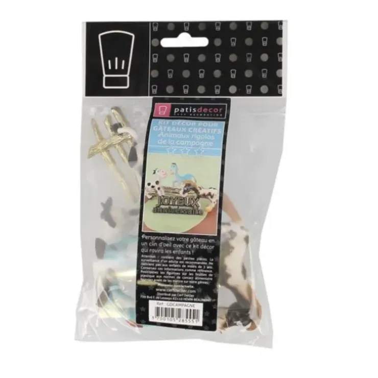 Cerf Dellier Kit décor gâteau Campagne Clearance