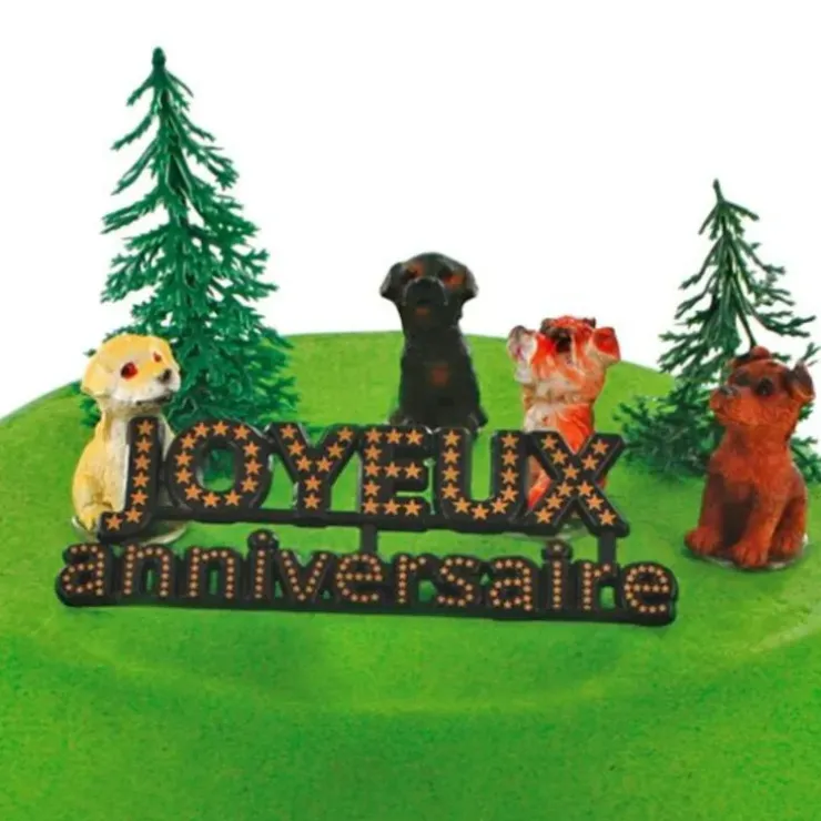 Cerf Dellier Kit décor Gâteau Chiens Sale