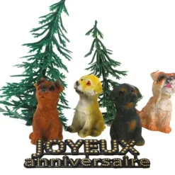 Cerf Dellier Kit décor Gâteau Chiens Sale