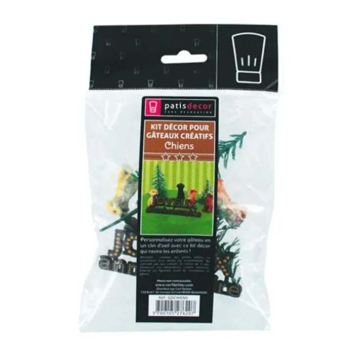 Cerf Dellier Kit décor Gâteau Chiens Sale