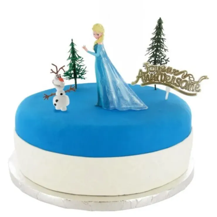 Cerf Dellier Kit décor gâteau Elsa et Olaf Outlet