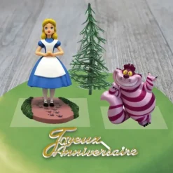 Cerf Dellier Kit décor gâteau Petite fille dans un monde merveilleux Online
