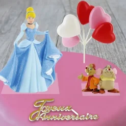 Cerf Dellier Kit décor gâteau Princesse à la pantoufle de verre Clearance
