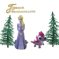 Cerf Dellier Kit décor gâteau Princesse Elsa Discount